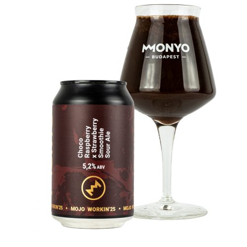 MOJO WORKIN'25: CHOCO RASPBERRY X STRAWBERRY SMOOTHIE SOUR ALE 5.2% 0,33l