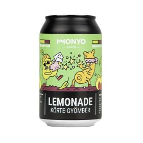 Monyo Körte - Gyömbér  Lemonade 0,33l (alcoholfree)