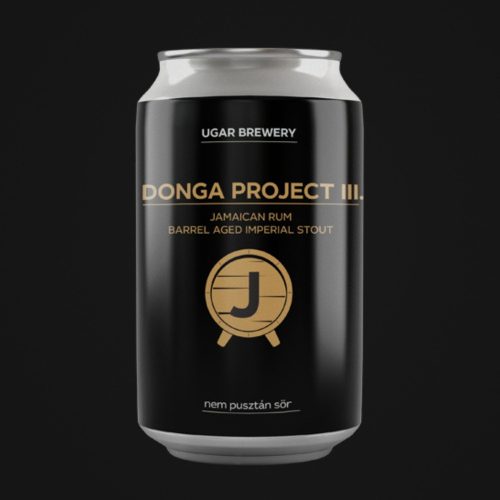 Ugar Brewery DONGA PROJECT III. – RUM BARREL AGED IMPERIAL STOUT 0,33l 12,5%