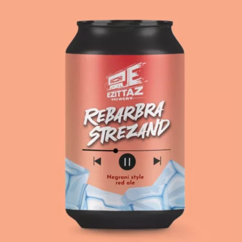 EZITTAZ Brewery Rebarbra Strezand 0,33l 6,5%
