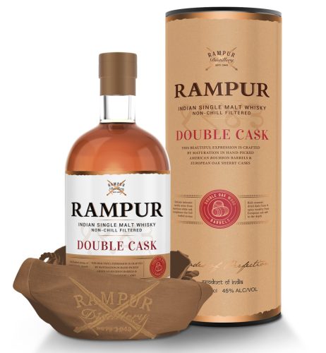 Rampur Indian Single Malt Double Cask Whisky 0,7l 45%
