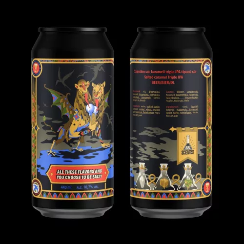 Mad Scientist All These Flavors and You Choose to Be Salty salted caramel TIPA 10,7% 0,44l