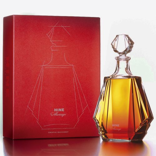 Hine Mariage Grande Champagne Cognac, Baccarat Cristal 40% dd 0,7l
