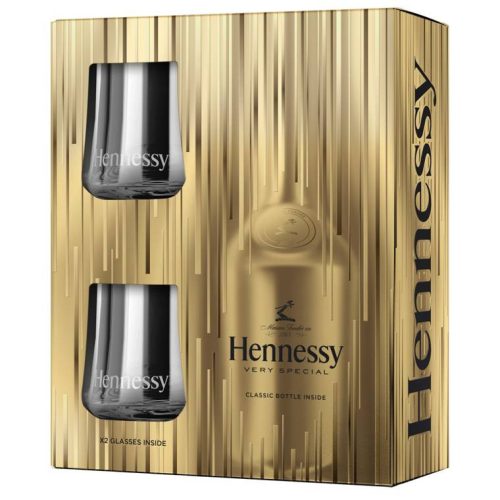 Hennessy VS Cognac (GB+2 Glasses) 0,7L 40%