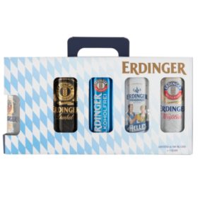 Erdinger 4 Can Beers + Glass  4*0,5l