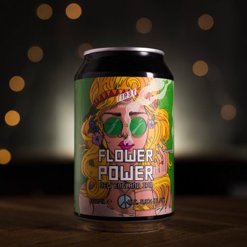 First Craft Beer Flower Power New England IPA 6.3% 0.33l