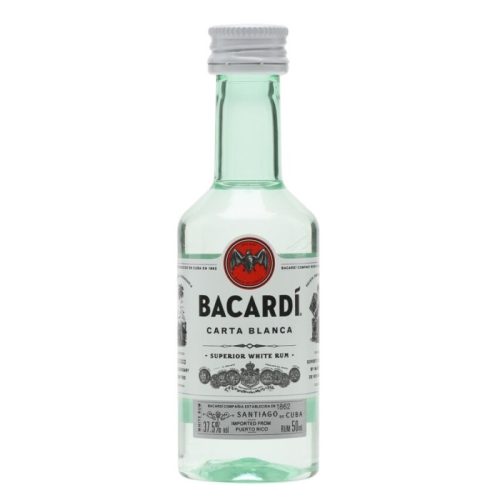 Bacardi Carta Blanca Rum 0,05l 40%