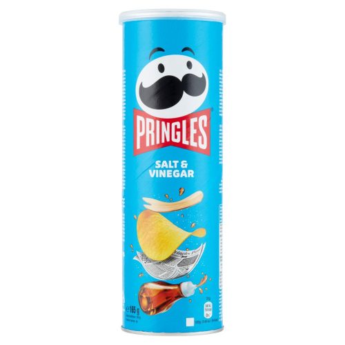 Pringles sós és ecetes ízesítésű snack 165 g
