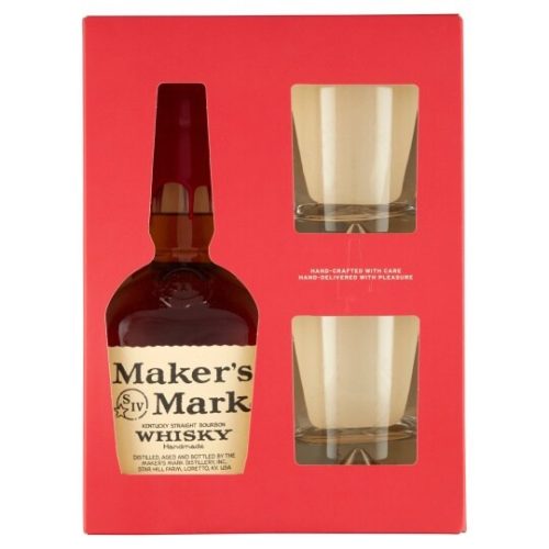 Makers Mark 0,7l 45% + 2 glasses