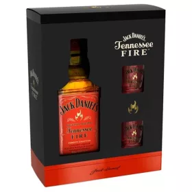 Jack Daniels Tennessee Fire Whiskey (DD+ 2 Pohár) 0,7L 35%