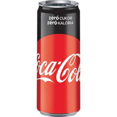 COCA Cola Zero Sleek Can 0,33l 