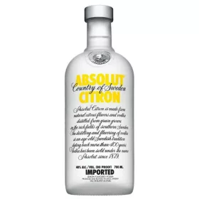 Absolut Citrom Vodka 1,0l 40%