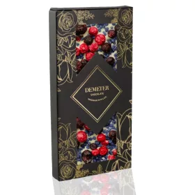   Demeter - Fehércsokoládé ibolyával, piros és feketeribizlivel 50g