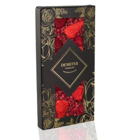   Demeter - Cukormentes & Laktózmentes étcsokoládé eperrel és málnával 50g