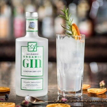 Agárdi Pálinkafőzde Organic London Dry Gin 43% 0.5L 