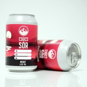 Csúcs Sör Meggyes 4,3% 0,33l