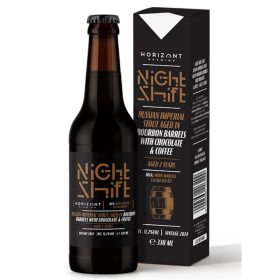   Night Shift Vintage 2024 / Russian Imperial Stout Bourbon hordóban 2 évig érlelve csokoládéval és kávéval 0,44l 11,2%