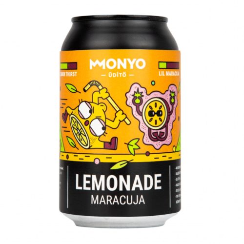 Monyo Maracuja Lemonade 0,33l (alkoholmentes)