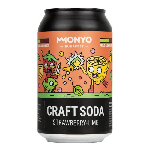 Monyo Eper - Lime Craft Soda 0,33l (alkoholmentes)