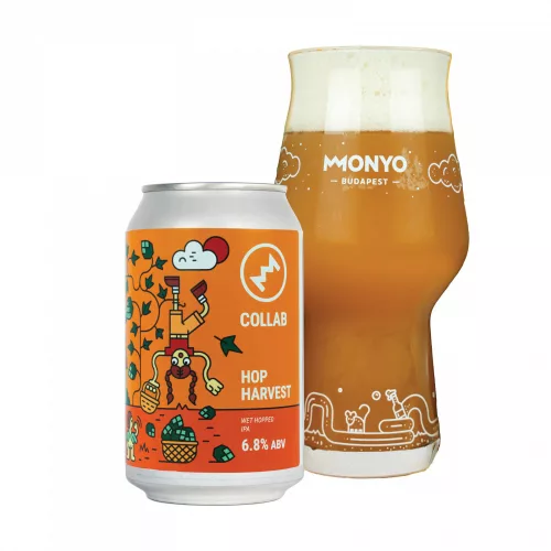 Monyo X Uradalmi Sörmanufaktúra HOP HARVEST IPA 2023 6,8% 0.33l