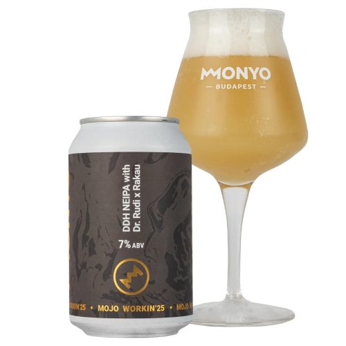 Monyo MOJO WORKIN'25: NEW ENGLAND IPA WITH RAKAU X DR. RUDI 7% 0,33l