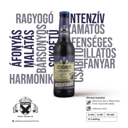 Szent András Sörfőzde Kappa. 11 (málnás brownie pastry ale) 8%  0,33l