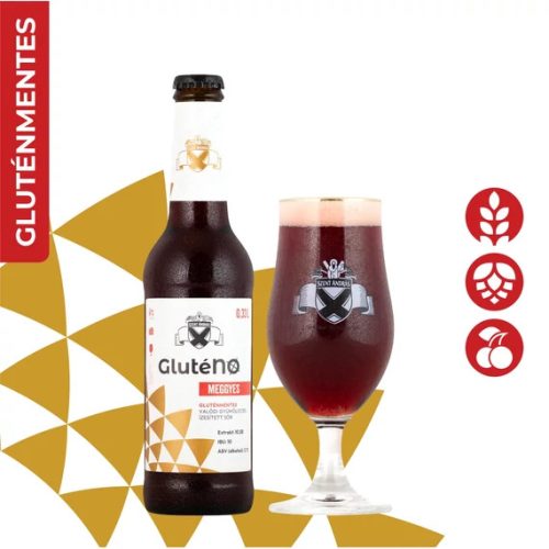 Szent András Sörfőzde GlutéNO Meggyes (gluténmentes) 3,7% 0,33l