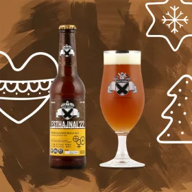   Szent András Sörfőzde Esthajnal '22 (mézeskalácsos belga ale) 6,5% 0,33l