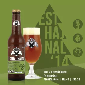   Szent András Sörfőzde Esthajnal '14 (pine ale fenyőrüggyel és borókával) 6% 0,33l