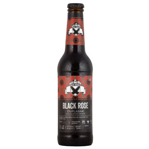 Szent András Sörfőzde Black Rose 9% 0,33l DD