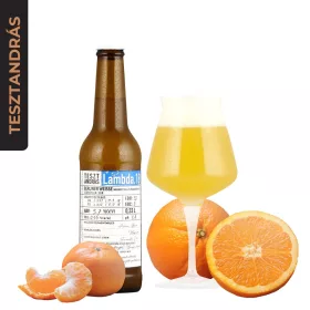   Szent András Sörfőzde Lambda. 18 (berliner weisse naranccsal és mandarinnal) 3,7 % 0,33l