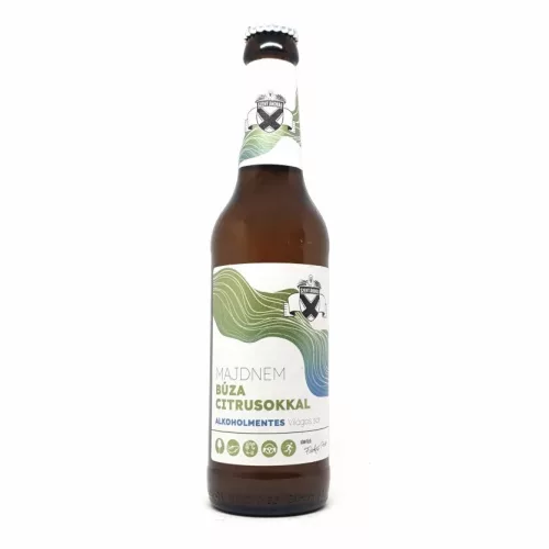 Szent András Sörfőzde Majdnem Búza Citrusokkal (alkoholmentes) 0,33l