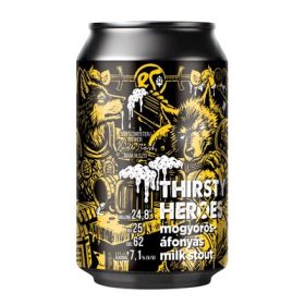   Etyeki Thirsty Heroes mogyorós-áfonyás milk stout 0,33l 7,1%