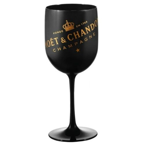 Moët & Chandon Akril Pohár (1db) Fekete