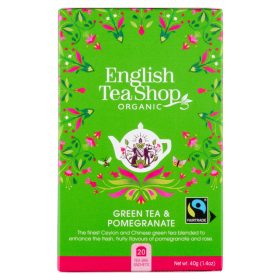 Organic English Tea Shop - Green Tea and Pomegranate 40g