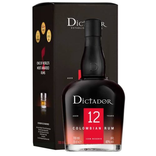  Dictador 12 Years Rum 0,7L 40% DD.