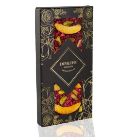   Demeter - Dark chocolate with raspberries, apricots and pistachios 50g