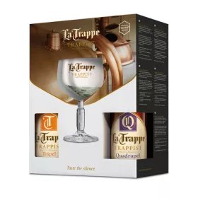 La Trappe 4 X 0,33l + Pohár Ajándékcsomag