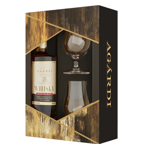 Agárdi Whisky 0,5l in a gift box 43% 